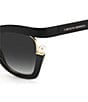 Color:Black - Image 2 - Women's CH0002 53mm Butterfly Sunglasses