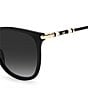 Color:Black - Image 2 - Women's CH0023 55mm Rectangle Sunglasses