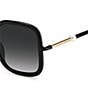 Color:Black - Image 2 - Women's HER0078GS 55mm Square Sunglasses
