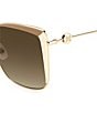 Color:Beige Ivory - Image 2 - Women's Her0111 Square Sunglasses