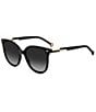 Color:Black - Image 1 - Women's Her0136S Oval Sunglasses