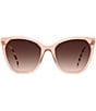 Color:Nude Havana - Image 2 - Women's Square Sunglasses