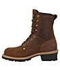 Color:Copper Crazy Horse - Image 3 - Men's Elm 8#double; Waterproof Steel Toe Logger Work Boots