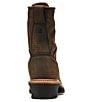 Color:Copper Crazy Horse - Image 4 - Men's Spruce 8#double; Waterproof Logger Work Boots