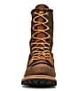 Color:Copper Crazy Horse - Image 5 - Men's Spruce 8#double; Waterproof Logger Work Boots