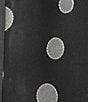 Caroline Rose Embroidered Dot Pattern Point Collar 3/4 Cuff Sleeve Button-Front Shirt - Image 4