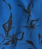 Color:Royal Black - Image 4 - Floral Fling Jacquard Spread Collar Bracelet Sleeve Open-Front Statement Jacket