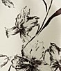 Caroline Rose Garden Glamour Floral Print Notch Collar 3/4 Sleeve Open-Front Statement Jacket, Color:Black/Ivory - Image 4