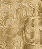 Caroline Rose Plus Size Bella Soiree Embroidered Mesh Lace Scoop Neck 3/4 Bell Sleeve Tunic, Color:Golden - Image 4