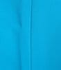 Color:Turquoise - Image 4 - Plus Size Matte Crepe Pull-On Straight Leg Pants