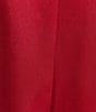 Caroline Rose Plus Size Satin Straight Leg Pull-On Coordinating Pants, Color:Red - Image 4