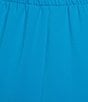 Color:Turquoise - Image 4 - Matte Crepe Pull-On Straight Leg Pants