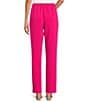 Caroline Rose Matte Crepe Pull-On Straight Leg Pants - Image 2