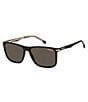 Color:Black - Image 1 - CA298S Rectangle Sunglasses