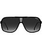 Color:Black Grey - Image 2 - Grandprix Rectangle Sunglasses