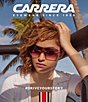 Color:Gold Havana - Image 4 - Ladies CA3006S 99mm Shield Sunglasses