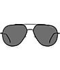 Color:Matte Black - Image 2 - Men's CA274S 61mm Polarized Aviator Sunglasses