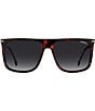 Color:Havana - Image 2 - Men's CA278S 58mm Rectangle Sunglasses
