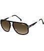 Color:Black Gold - Image 1 - Men's CA296S Rectangle Sunglasses