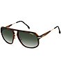 Color:Havana - Image 1 - Men's CA296S Rectangle Sunglasses