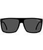 Color:Black - Image 2 - Men's CA8055 58mm Rectangle Sunglasses