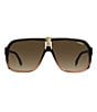 Color:Black/Brown - Image 2 - Men's Flag Collection Navigator Sunglasses