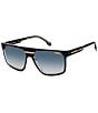 Carrera Men's Victory C 14/S 60mm Rectangle Sunglasses, Color:Black Crystal - Image 1