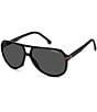 Color:Black - Image 1 - Unisex CA1045S 61mm Aviator Sunglasses
