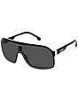 Color:Black - Image 1 - Unisex CA1046S 99mm Shield Sunglasses
