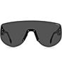 Color:Black - Image 2 - Unisex Flaglab 12 99mm Shield Sunglasses