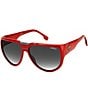 Color:Red - Image 1 - Unisex FLAGLAB13S Aviator Sunglasses