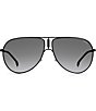Color:Black - Image 2 - Unisex Gipsy65 64mm Aviator Polarized Sunglasses