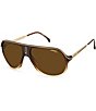 Color:Brown Gradient - Image 1 - Unisex Safari65N 62mm Rectangle Sunglasses