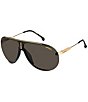 Color:Black Gold - Image 1 - Unisex Superchampion Aviator Sunglasses