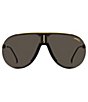 Color:Black Gold - Image 2 - Unisex Superchampion Aviator Sunglasses