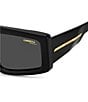 Carrera Women's Victory C 12/S 55mm Rectangle Sunglasses, Color:Black Gold - Image 3