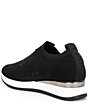 Color:Black - Image 3 - Janiero Stretch Embellished Slip-On Sneakers