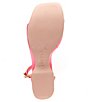 Color:Fuschia - Image 6 - Sculpt Wedge Dress Platform Sandals