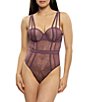 Cassandra Anika Lace Sweetheart Neck Contour Cup Strappy Bodysuit - Image 1