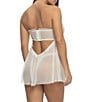 Cassandra Margot Longline Strapless Babydoll & G-String, Color:Cloud Dancer - Image 2