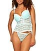 Cassandra Rachel 2-Piece Bustier Set, Color:Bridal Blue - Image 1