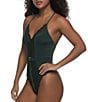 Cassandra Lace Thong Deep V-Neck Sleeveless Teddy - Image 3