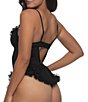 Cassandra Veil Ruffle Teddy Sleeveless Bodysuit - Image 2