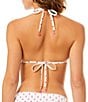 CeCe Chasing Daisies Reversible Halter Triangle Swim Top - Image 3