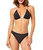 CeCe Chasing Daisies Reversible Halter Triangle Swim Top - Image 4