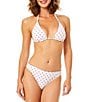 CeCe Chasing Daisies Reversible Halter Triangle Swim Top - Image 5