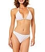 CeCe Chasing Daisies Reversible Halter Triangle Swim Top - Image 6
