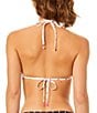 CeCe Chasing Daisies Reversible Halter Triangle Swim Top - Image 2