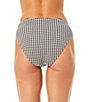 CeCe Checkered Charm Low-Rise Hipster Swim Bottom - Image 2
