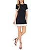 CeCe Crew Neck Short Sleeve Twofer Ruffle Dress - Image 3